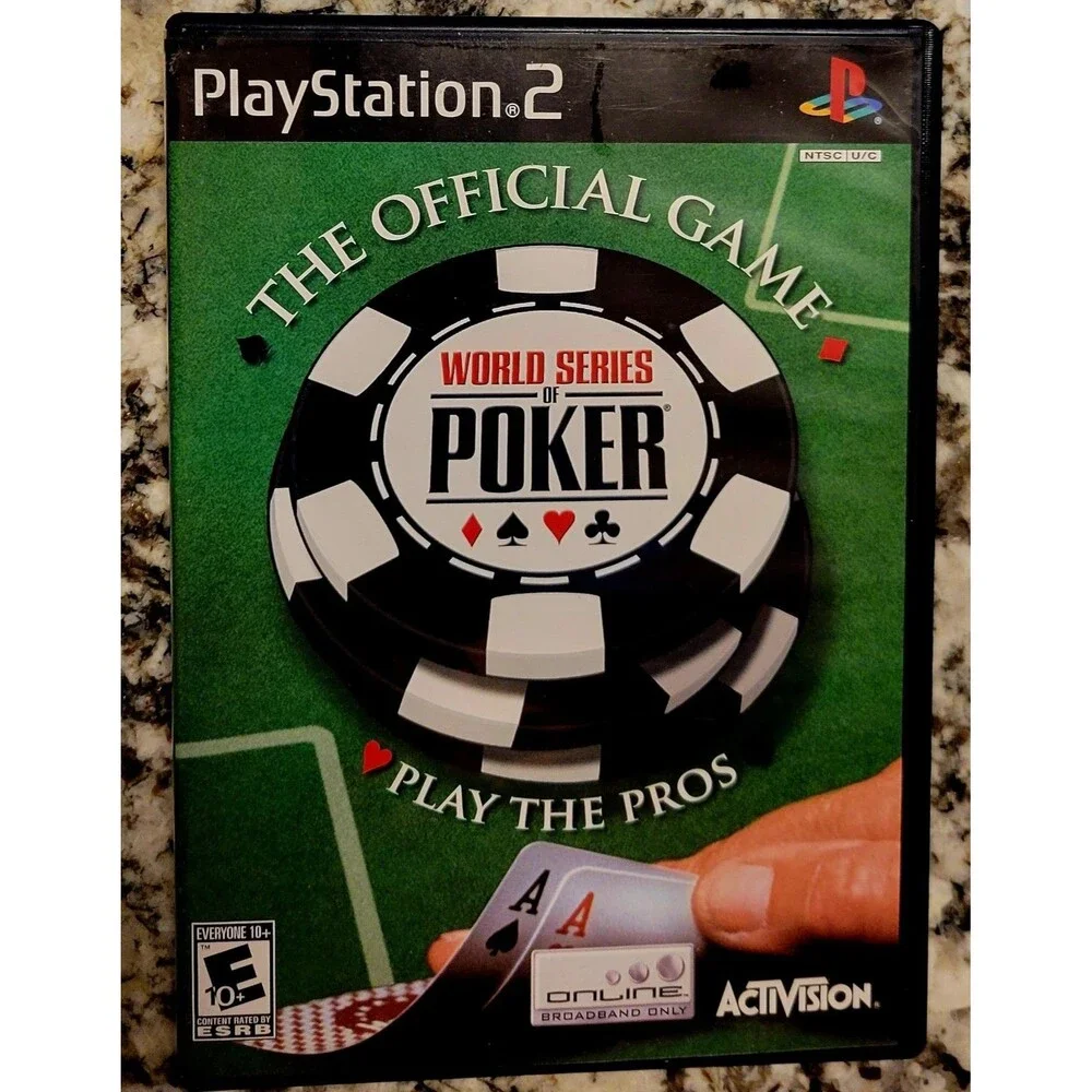 World Series of Poker (Sony PlayStation 2, PS2, 2005) CIB, MANUAL, FAST SHIPPING